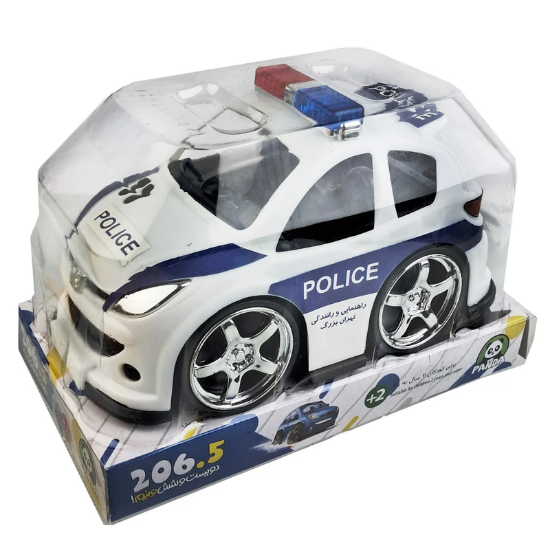 تصویر  ماشین بازی مدل 206 پلیس راهنمایی و رانندگی پاندا تویز