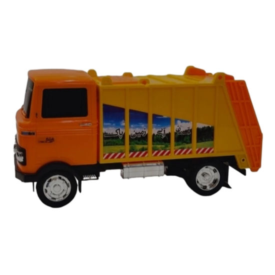 تصویر  ماشین خاورحمل زباله قدرتی برند"درج توی"