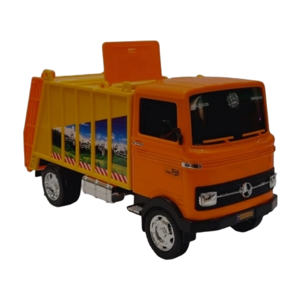 تصویر  ماشین خاورحمل زباله قدرتی برند"درج توی"