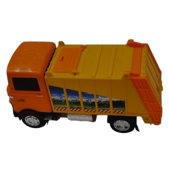 تصویر  ماشین خاورحمل زباله قدرتی برند"درج توی"