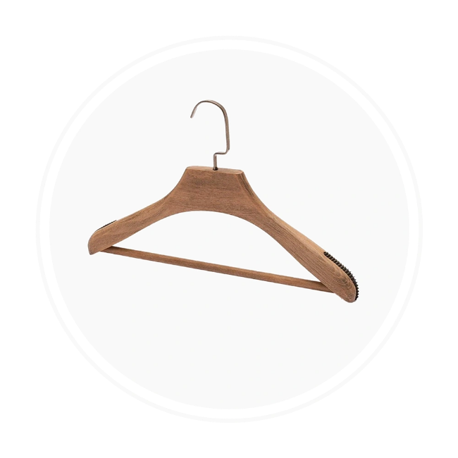 تصویر برای دسته  چوب لباسی چوبی