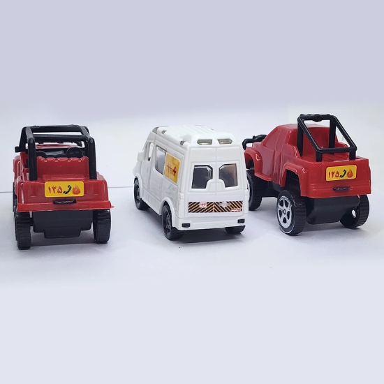 تصویر  اسباب بازی کیت ماشین بازی مدل ست آتش نشان مجموعه 10 عددی