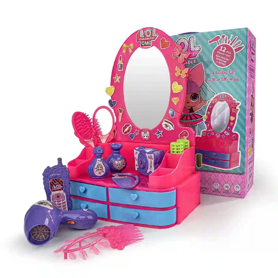 تصویر  ست اسباب بازی میز آرایشی تی اس ام ای مجموعه 12 عددی