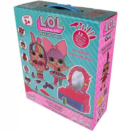 تصویر  ست اسباب بازی میز آرایشی تی اس ام ای مجموعه 12 عددی