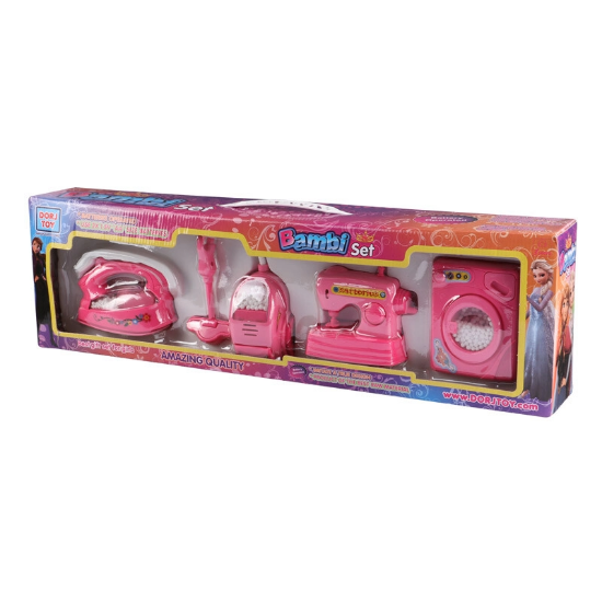 تصویر  ست اسباب بازی لوازم خانه بامبی درج  موزیکال