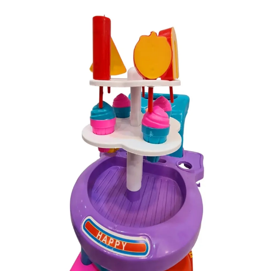 تصویر  اسباب بازی سوپر مارکت و آشپزخانه رز گلد بی بی بورن