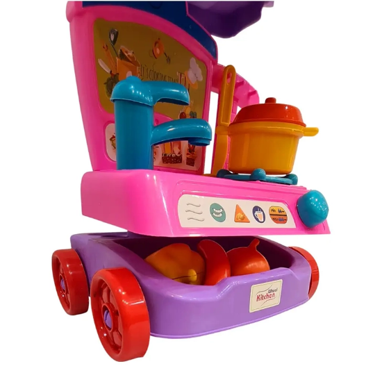 تصویر  اسباب بازی سوپر مارکت و آشپزخانه رز گلد بی بی بورن