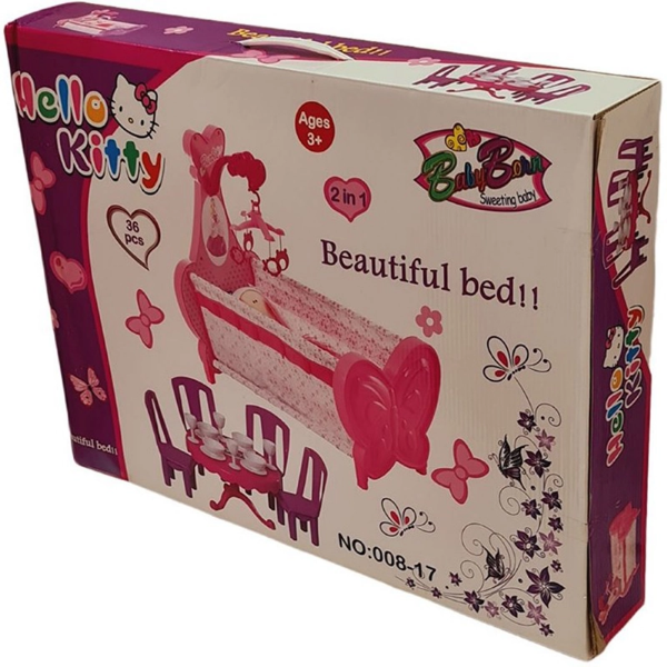 تصویر  گهواره و تخت پروانه 00817 بی بی بورن