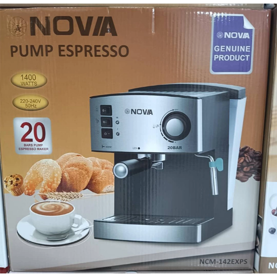 تصویر  اسپرسو ساز (قهوه ساز)نوا 142 20 بار 1400 وات