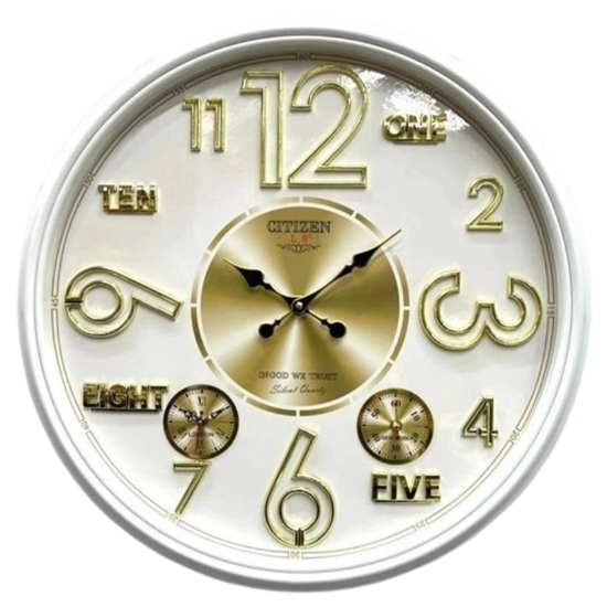 تصویر  ساعت دیواری سیتی زن LS Plus سه زمانه سایز ۶۵ سانت