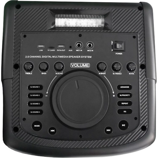 تصویر  اسپیکر بلوتوثی دنای مدل DE-WB3010DJ5 با قابلیت دی جی