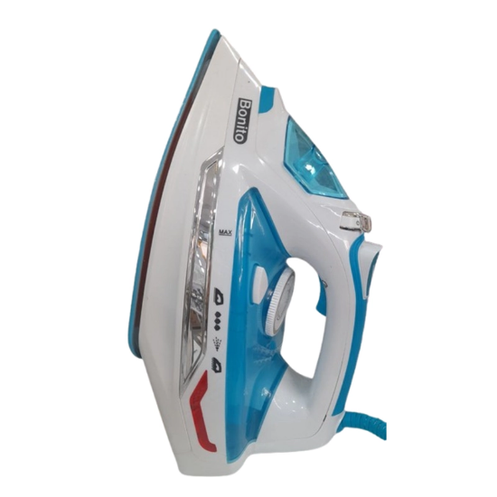 تصویر  اتوبخار بونیتو مدل EL-2068 بدنه سفید 2200 وات