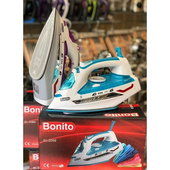 تصویر  اتوبخار بونیتو مدل EL-2068 بدنه سفید 2200 وات