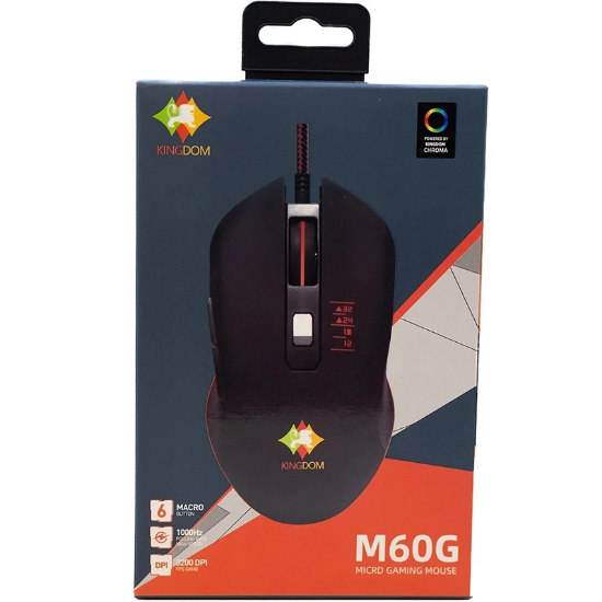 تصویر  موس گیمینگ KINGDOM مدل M60G