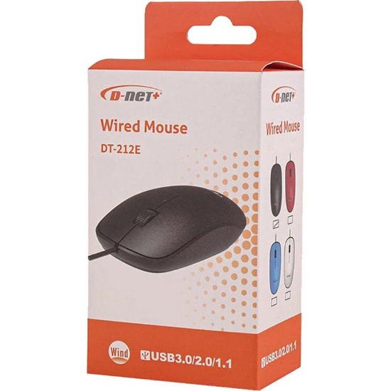 تصویر  موس سیمی D-Net Plus مدل DT-212E