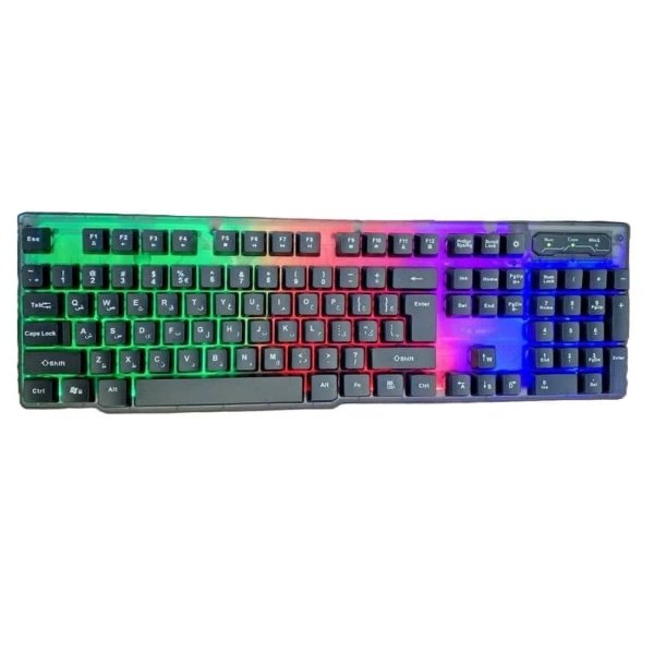 تصویر  کیبورد گیمینگ دی-نت مدل DT-996