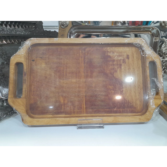 تصویر  سینی چوبی 41در23مناسب پذیرایی