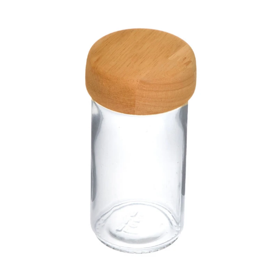 تصویر  جا ادویه عروس نوین مدل مربع گردان ۸ تایی آکاسیا با استند چوبی