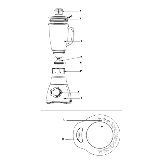 تصویر  مخلوط کن سوئیس پلاس مدل استیل SB-440S