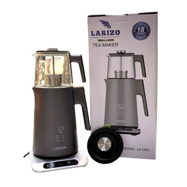 تصویر  چای ساز لاریزو مدل LA-1470 ظرفیت ۱.۸ لیتر با کتری استیل ضد زنگ