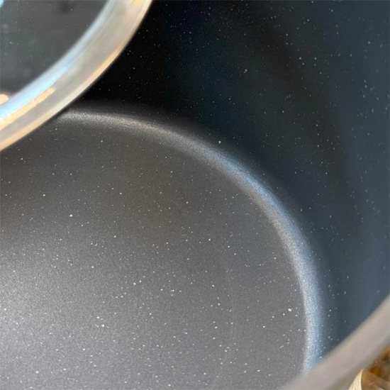 تصویر  سرویس قابلمه 8 پارچه چدن گرانیتی برند AMD