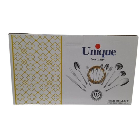 تصویر  سریس قاشق و چنگال یونیک دهنه اروپایی 24 نفره